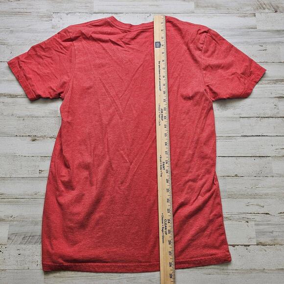 Texas Tech University Red Raiders Women's HURLEY Cotton Blend V-Neck Graphic Tee - Picture 4 of 5